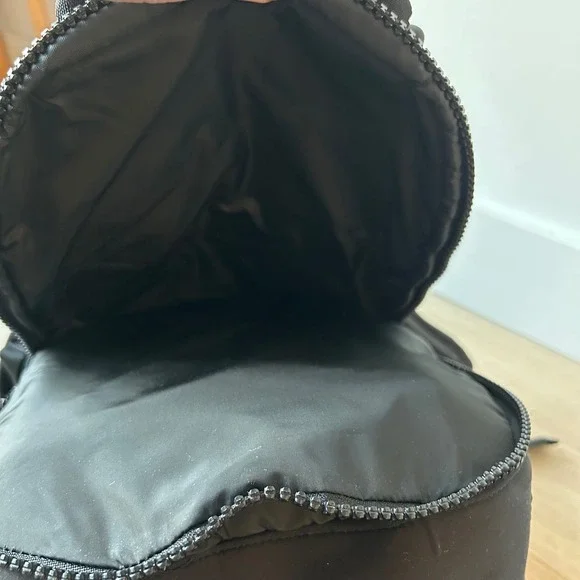 Dagne Dover Large Dakota Neoprene Backpack Onyx Black Large Travel Laptop Bag - Picture 11 of 16